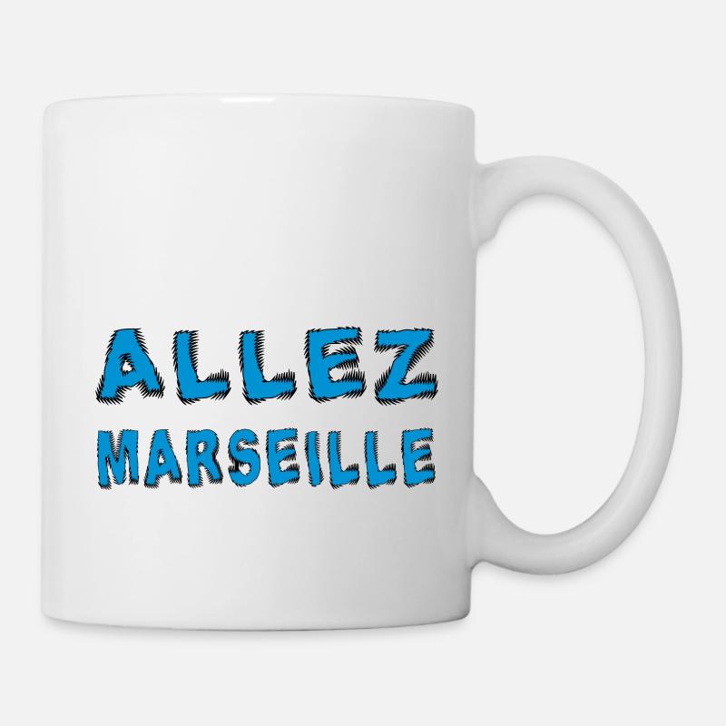 Allez marseille - Mug blanc - blanc
