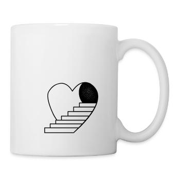 Stair in the heart - Mug - white - Right