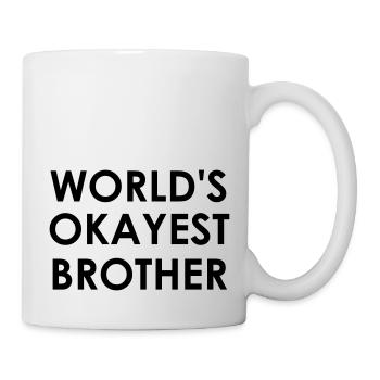World's Okayest Brother - Mug - white - Right
