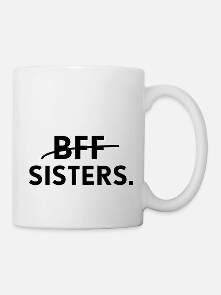 bff sisters - Mug blanc - blanc