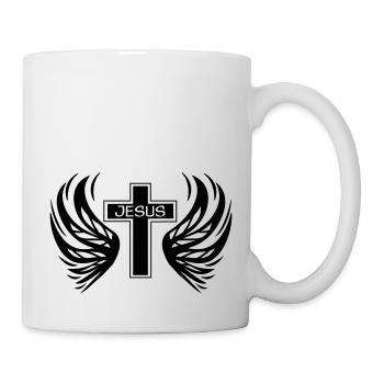jesus_fluegel_01 - Mug - white - Right