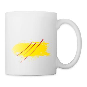 Körper, Geist & Seele - Tasse - Weiß - Rechts