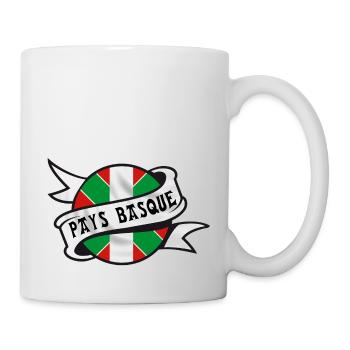 Pays Basque - Mug blanc - blanc - Droite