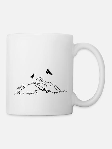 Mittenwald - Tasse - Weiß