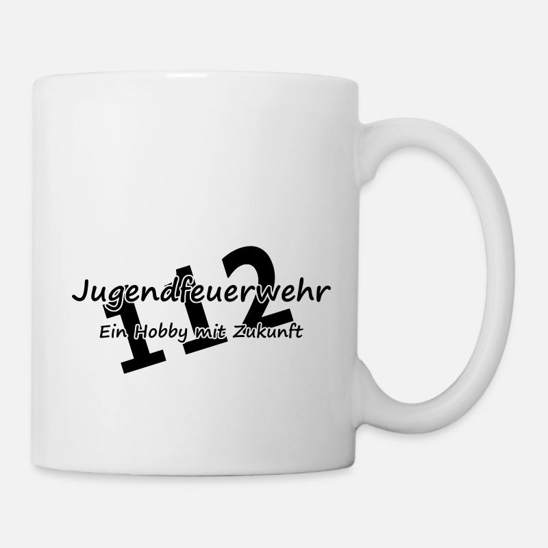 Jugendfeuerwehr, Hobby mit Zukunft - Tasse - Weiß