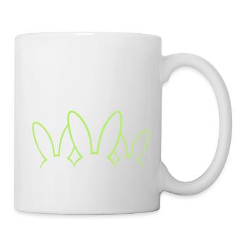 Ostern - Hasen Ohren - Tasse - Weiß - Rechts