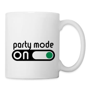 Party Mode On (Partying / Switch On) - Mug - white - Right
