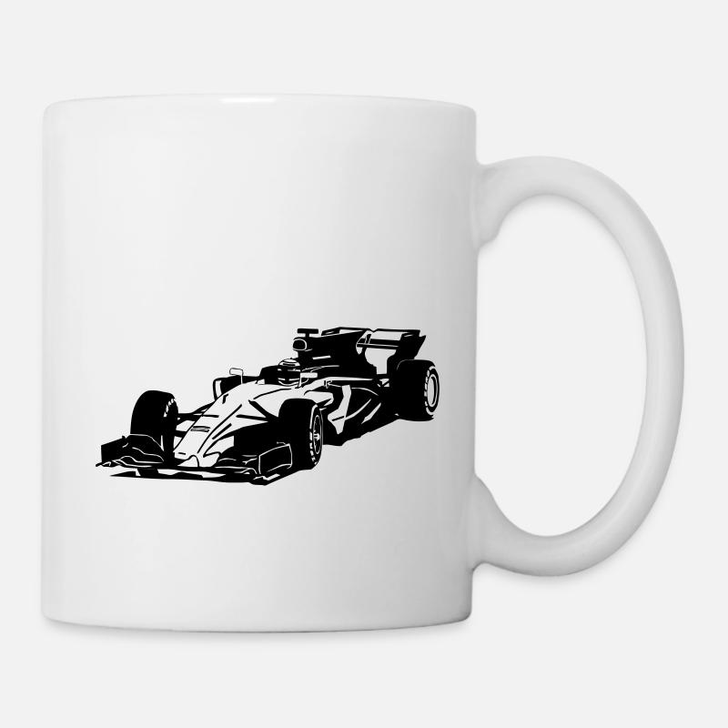 Racecar - Rennauto - Tasse - Weiß