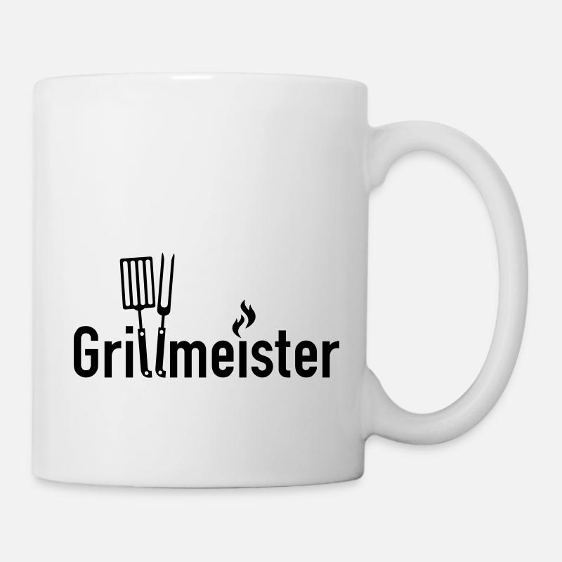 Grillmeister - Grillmaster - Tasse - Weiß