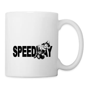 Speedway Racing - Tasse - Weiß - Rechts