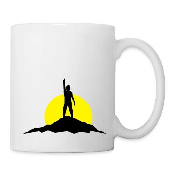 Sport - Berge Wanderer - Tasse - Weiß - Rechts