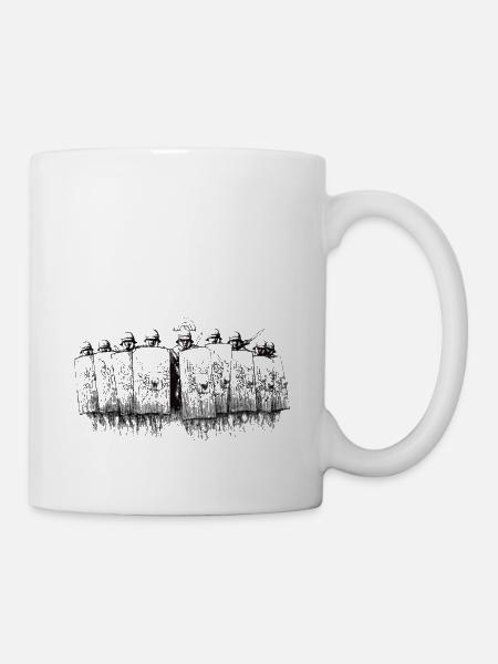 Legion (schwarz und weiß) - Tasse - Weiß