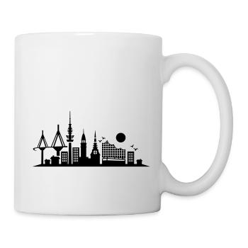 hamburg skyline - Tasse - Weiß - Rechts