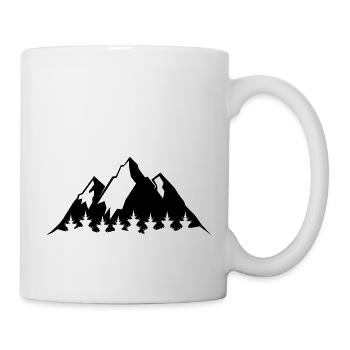 mountains_001 - Tasse - Weiß - Rechts
