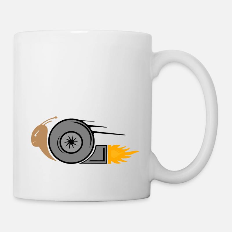 Escargot turbo - Mug blanc - blanc