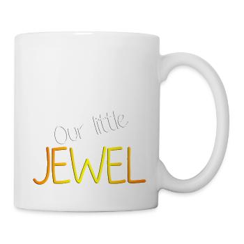 Baby / Juwel / Familie / klein / Toddler - Tasse - Weiß - Rechts
