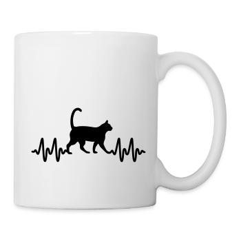 cats - Tasse - Weiß - Rechts