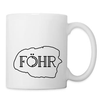 Insel Föhr, Nordsee Wyk Urlaub Nordfriesland - Tasse - Weiß - Rechts