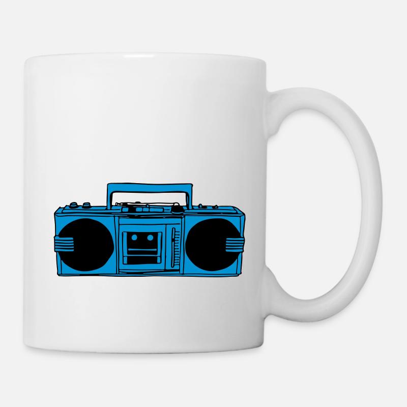 Boombox - Tasse - Weiß