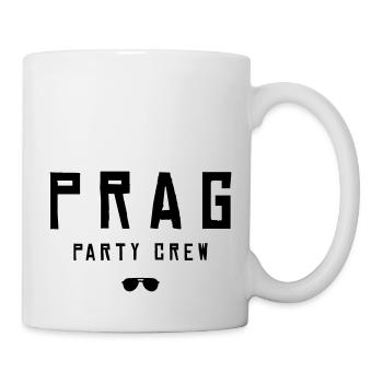 prag party crew cool - Tasse - Weiß - Rechts