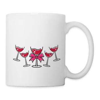 glases wine - Tasse - Weiß - Rechts