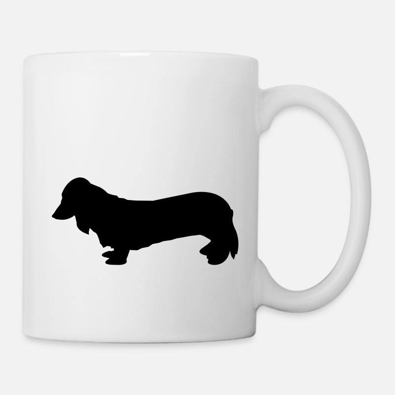 dackel - Tasse - Weiß