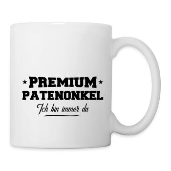 patenonkel premium - Tasse - Weiß - Rechts