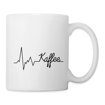 herzschlag kaffee - Tasse - Weiß - Rechts