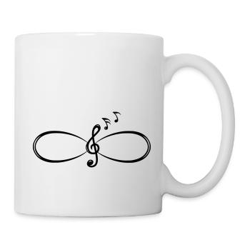 Clef Treble Clef Infinity Symbol - Mug blanc - blanc - Droite