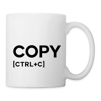 COPY CTRL BLACK - Mug - white - Right