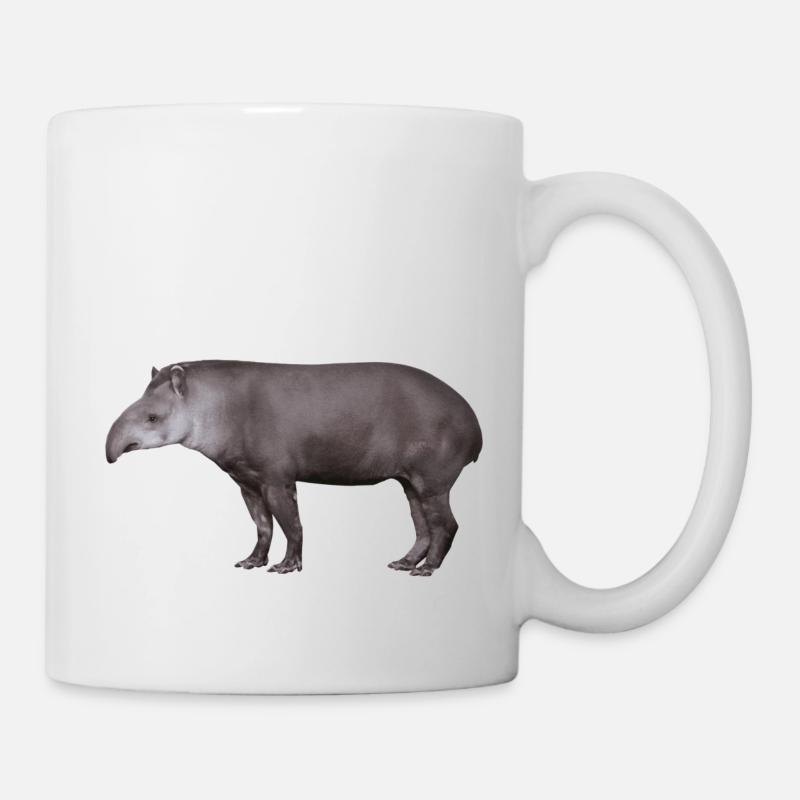 Der Tapir, Schwein oder Elefant? - Tasse - Weiß