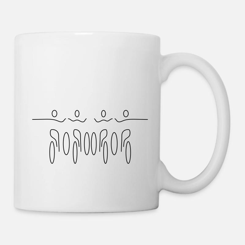 Cyclisme artistique 4 001 - Mug blanc - blanc