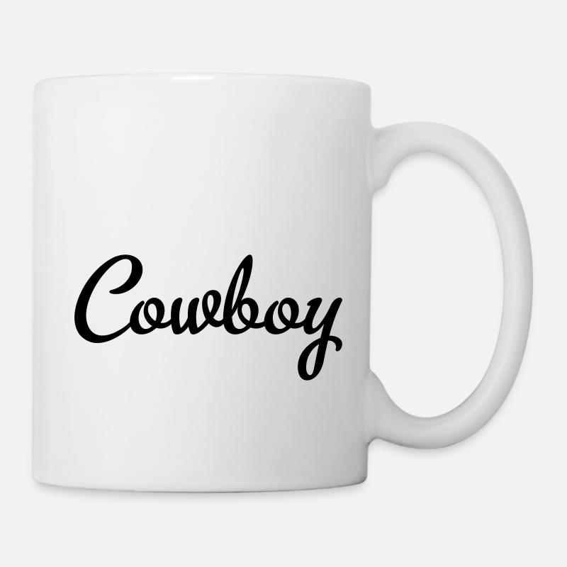 Cowboy - Tasse - Weiß