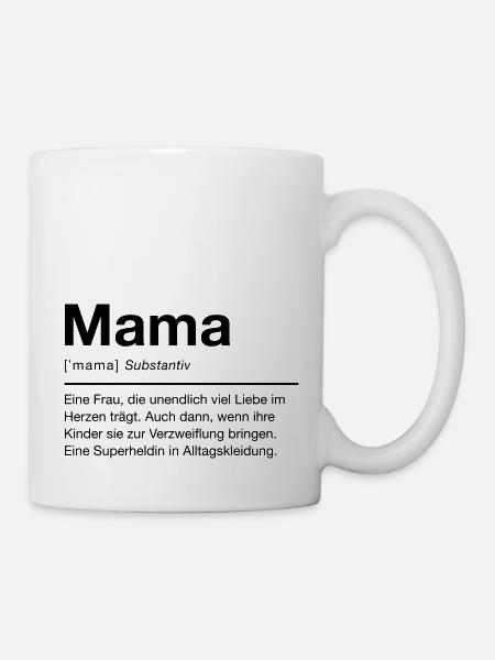 Mama - Tasse - Weiß