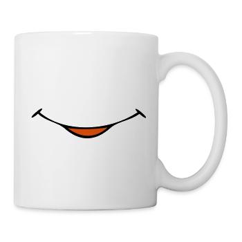 Bouche comique - Mug blanc - blanc - Droite