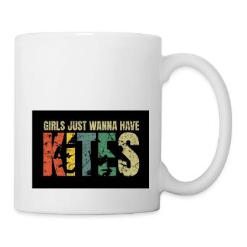 kitesGirls just wanna have - Tasse - Weiß - Rechts