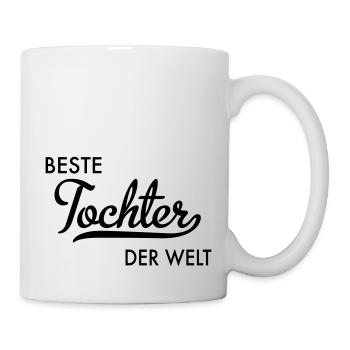 Beste Tochter der Welt - Tasse - Weiß - Rechts