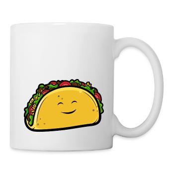 Taco - Tasse - Weiß - Rechts
