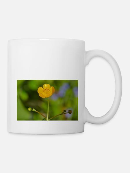 Wildflowers - Hidden beauties - Buttercup 1 - Mug - white