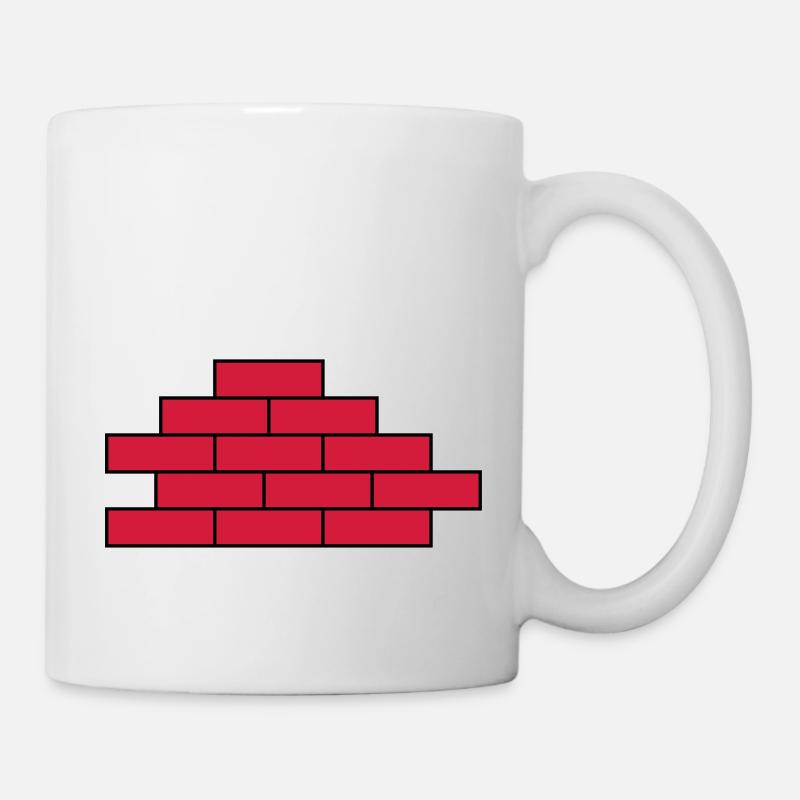 Mauer - Tasse - Weiß