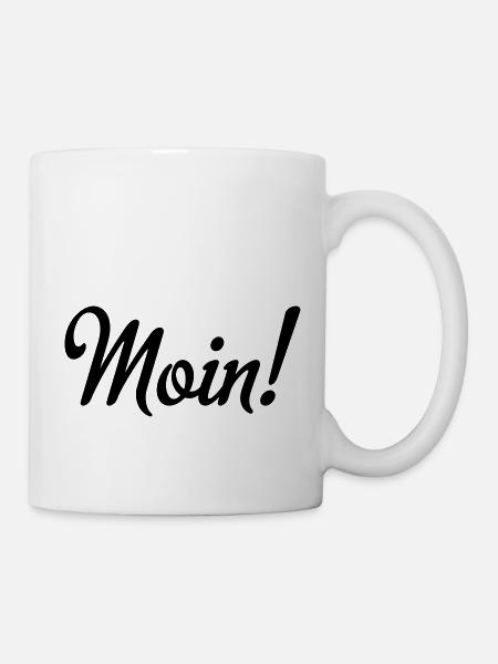 Moin! - Tasse - Weiß