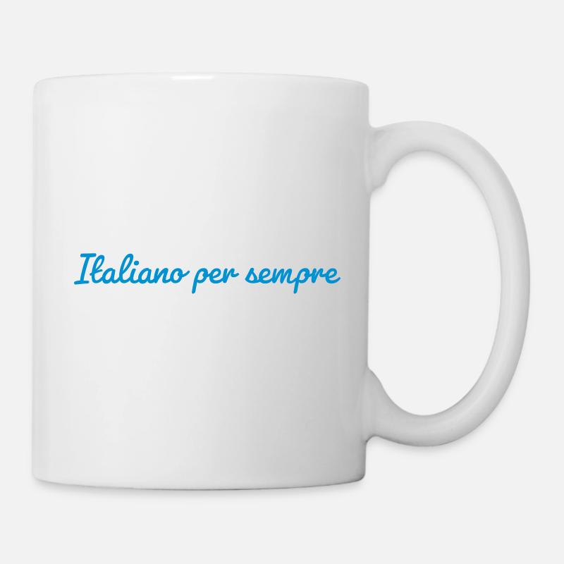 Italiano pro Semper - Tasse - Weiß
