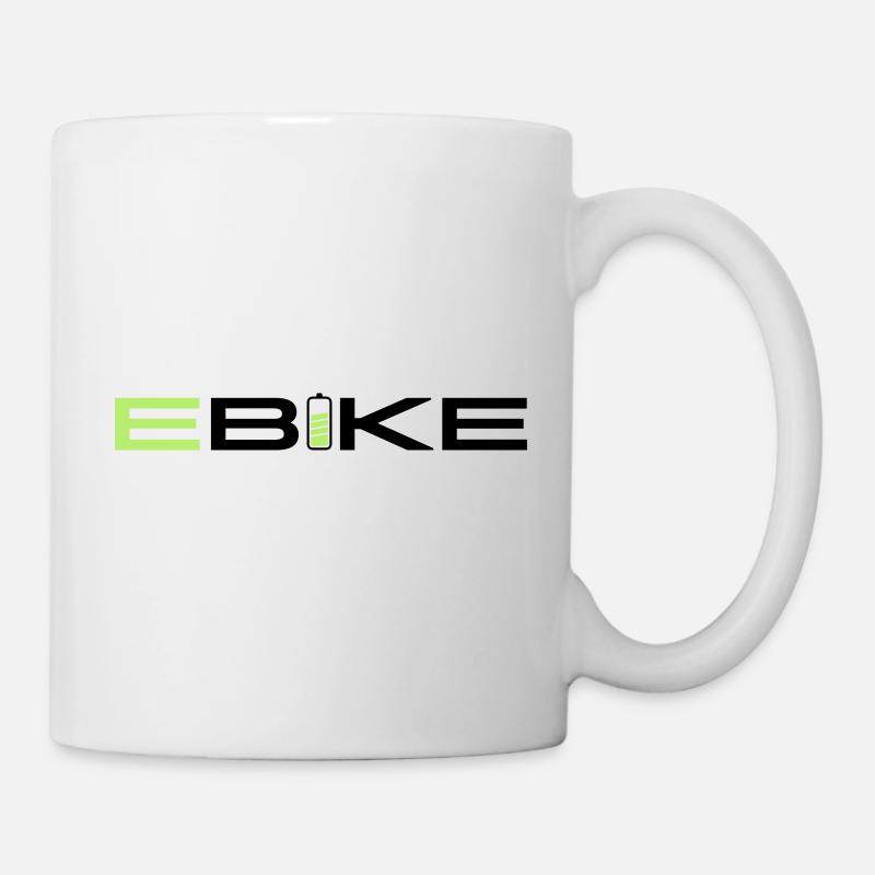 E BIKE - Mug - white