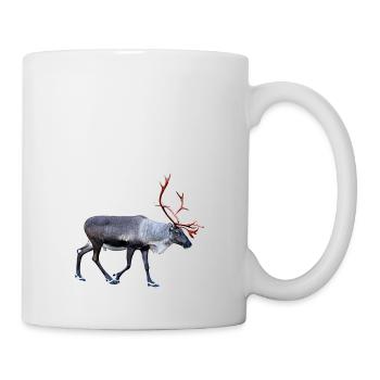 Cerf magique avec détails en bois de renne - Mug blanc - blanc - Droite