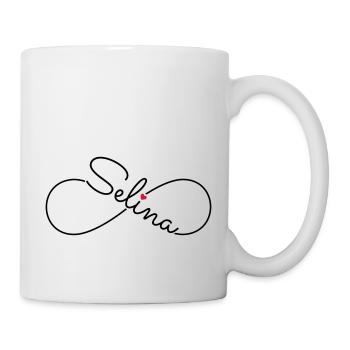 Selina Name Vorname - Tasse - Weiß - Rechts