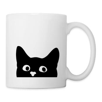 Katze - Tasse - Weiß - Rechts