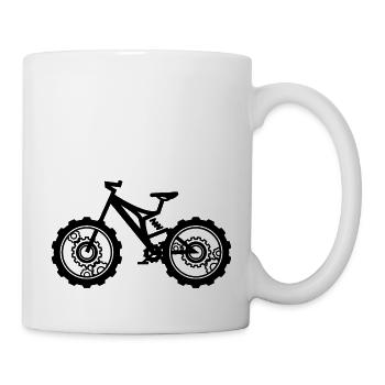 Bicycle - gears - engineer - mechanic - Mug - white - Right