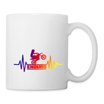 ENDURO 11 - Mug blanc - blanc - Droite