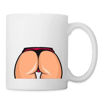 sexy bikini mädchen frau - Tasse - Weiß - Rechts