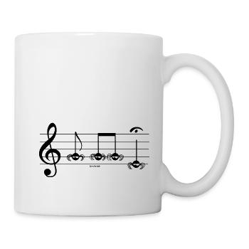 Beth l'araignée - La cinquième de Beethoven - Mug blanc - blanc - Droite